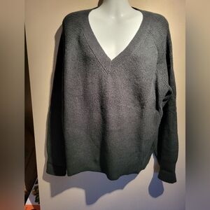 Old Navy V-Neck Sweater Green Size Medium